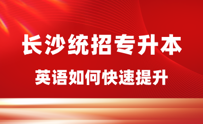 長(zhǎng)沙統(tǒng)招專升本英語如何快速提升?